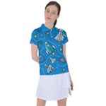 About-space-seamless-pattern Women s Polo Tee