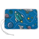 About-space-seamless-pattern Pen Storage Case (M)