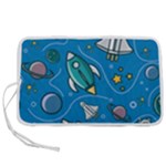 About-space-seamless-pattern Pen Storage Case (L)