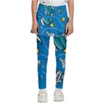 About-space-seamless-pattern Kids  Skirted Pants