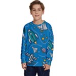 About-space-seamless-pattern Kids  Long Sleeve Jersey