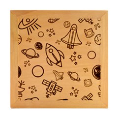 Wood Photo Frame Cube 