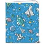 About-space-seamless-pattern 8  x 10  Softcover Notebook