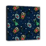 Monster-alien-pattern-seamless-background Mini Canvas 6  x 6  (Stretched)