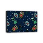 Monster-alien-pattern-seamless-background Mini Canvas 6  x 4  (Stretched)