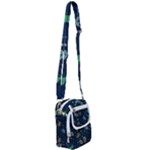 Monster-alien-pattern-seamless-background Shoulder Strap Belt Bag