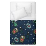 Monster-alien-pattern-seamless-background Duvet Cover (Single Size)