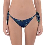 Monster-alien-pattern-seamless-background Reversible Bikini Bottoms