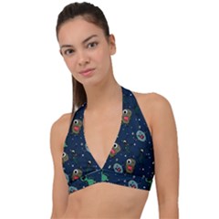 Halter Plunge Bikini Top 