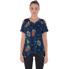 Cut Out Side Drop T-Shirt 