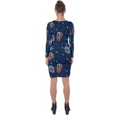 Asymmetric Cut-Out Shift Dress 