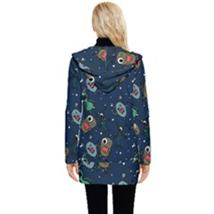 Button Up Hooded Coat  