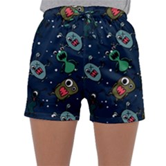Women s Satin Sleepwear Shorts 
