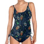 Monster-alien-pattern-seamless-background Tankini Set