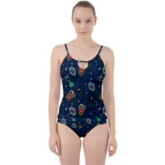Cut Out Top Tankini Set 