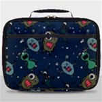 Monster-alien-pattern-seamless-background Full Print Lunch Bag
