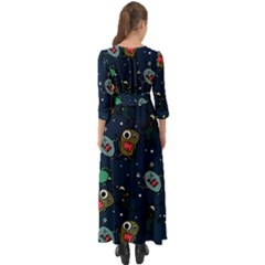 Button Up Boho Maxi Dress 