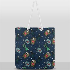 Full Print Rope Handle Tote (Large) 