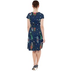 Cap Sleeve Midi Dress 