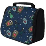 Monster-alien-pattern-seamless-background Full Print Travel Pouch (Big)