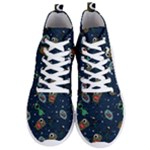 Monster-alien-pattern-seamless-background Men s Lightweight High Top Sneakers