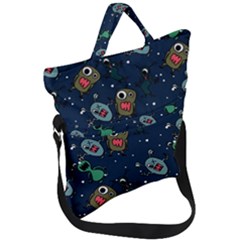 Fold Over Handle Tote Bag 