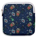 Monster-alien-pattern-seamless-background Mini Square Pouch