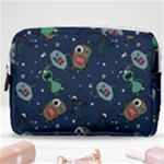 Monster-alien-pattern-seamless-background Make Up Pouch (Medium)