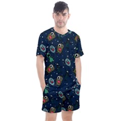 Men s Mesh T-Shirt and Shorts Set 