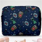 Monster-alien-pattern-seamless-background Make Up Pouch (Large)