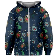 Kids  Zipper Hoodie Without Drawstring 