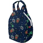 Monster-alien-pattern-seamless-background Travel Backpack