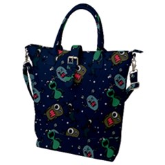 Buckle Top Tote Bag 