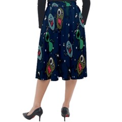Classic Velour Midi Skirt  