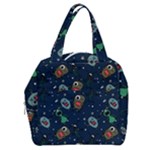 Monster-alien-pattern-seamless-background Boxy Hand Bag