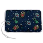 Monster-alien-pattern-seamless-background Pen Storage Case (S)