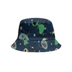 Monster-alien-pattern-seamless-background Inside Out Bucket Hat (Kids)