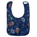 Monster-alien-pattern-seamless-background Baby Bib