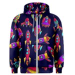 Space-patterns Men s Zipper Hoodie