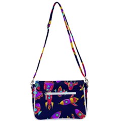 Shoulder Bag with Back Zipper 
