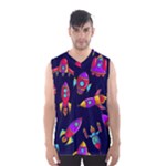 Space-patterns Men s Basketball Tank Top