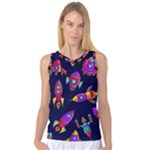 Space-patterns Women s Basketball Tank Top