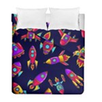 Space-patterns Duvet Cover Double Side (Full/ Double Size)