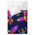 Space-patterns Duvet Cover Double Side (Single Size)