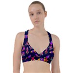 Space-patterns Sweetheart Sports Bra