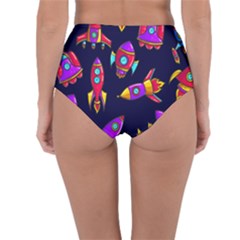 Reversible High-Waist Bikini Bottoms 