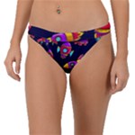 Space-patterns Band Bikini Bottoms