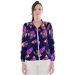 Space-patterns Women s Windbreaker