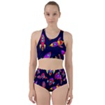 Space-patterns Racer Back Bikini Set