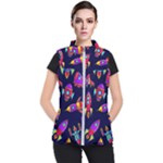 Space-patterns Women s Puffer Vest